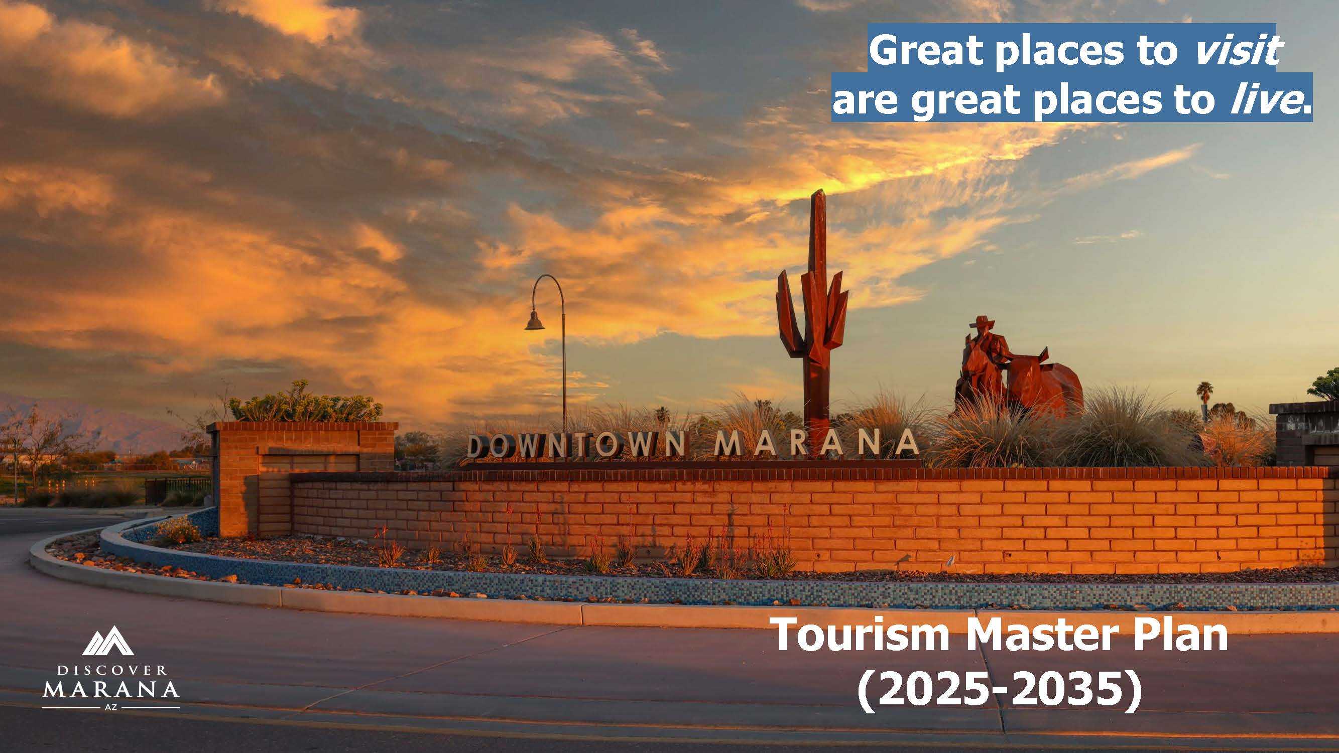 Tourism Master Plan Council Presentation Cover